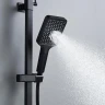 Душевая система Shevanik S4636H цвет Черный матовый