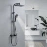Душевая система Shevanik S4636H цвет Черный матовый