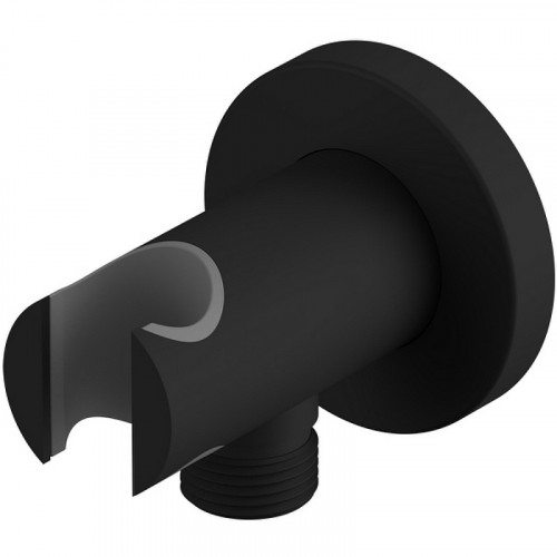 Шланговое подключение Whitecross Y black Y1005BL Черное матовое латунь на стену