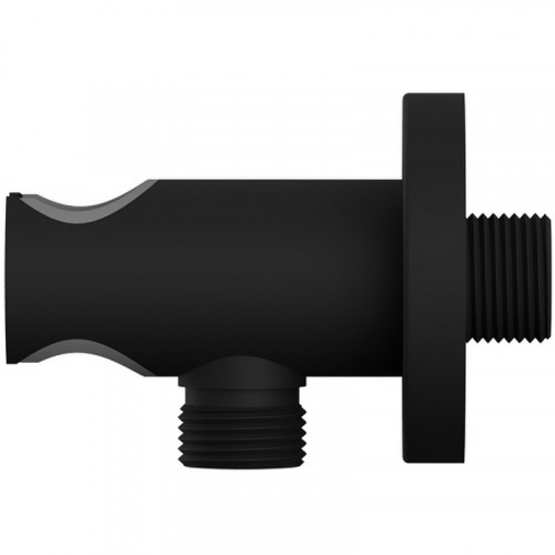 Шланговое подключение Whitecross Y black Y1005BL Черное матовое латунь на стену