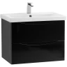 Тумба под раковину BelBagno Marino-Cer 70 MARINO-CER-700-2C-SO-NL-P подвесная Nero Lucido МДФ / ЛДСП