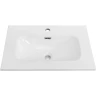 Тумба с раковиной BelBagno Uno 60 UNO-600-2C-SO-GSO+Eco 60 CZR-8073-60 подвесная цвет Темно-серый матовый