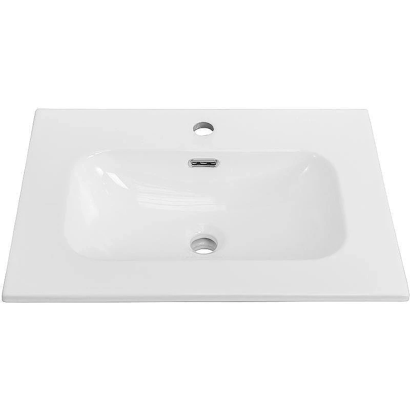 Тумба с раковиной BelBagno Uno 60 UNO-600-2C-SO-GSO+Eco 60 CZR-8073-60 подвесная цвет Темно-серый матовый