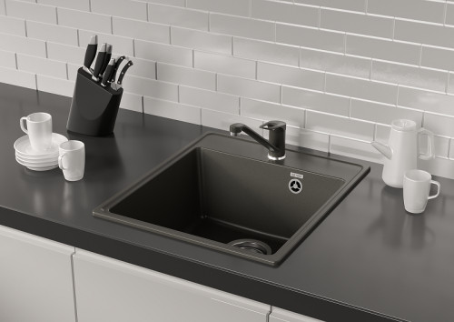 Смеситель для кухни Ulgran Quartz UQ-004-07 Уголь латунь