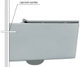 Комплект унитаза с инсталляцией Berges Floe Rimless 043283 с сиденьем Микролифт и Белой клавишей смыва фарфор подвесной