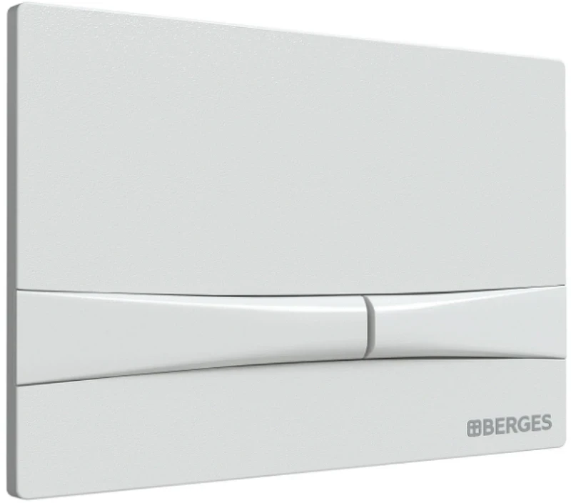 Комплект унитаза с инсталляцией Berges Floe Rimless 043283 с сиденьем Микролифт и Белой клавишей смыва фарфор подвесной