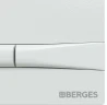 Комплект унитаза с инсталляцией Berges Floe Rimless 043283 с сиденьем Микролифт и Белой клавишей смыва фарфор подвесной