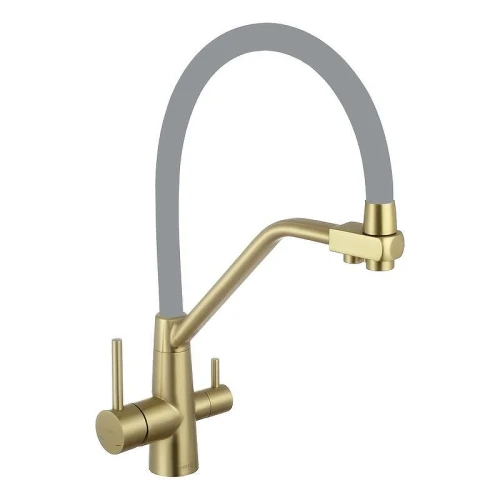 Смеситель для кухни Fmark FS0662-C04 цвет Бронза Серый