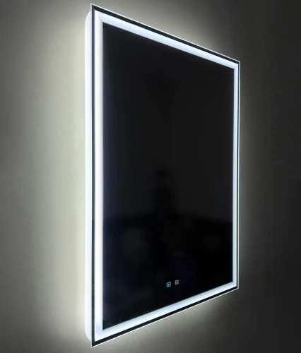 Зеркало BelBagno 100 SPC-GRT-1000-800-LED-TCH-SND с подсветкой с голосовым управлением и подогревом стекло