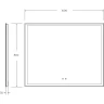 Зеркало BelBagno 100 SPC-GRT-1000-800-LED-TCH-SND с подсветкой с голосовым управлением и подогревом стекло