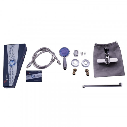 Смеситель для ванны Plstart PD22022 универсальный цвет Хром