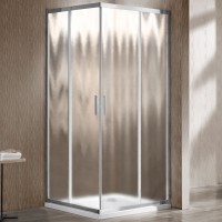 Душевой уголок Vincea Garda VSS-1G100CH 100x100 профиль Хром стекло шиншилла
