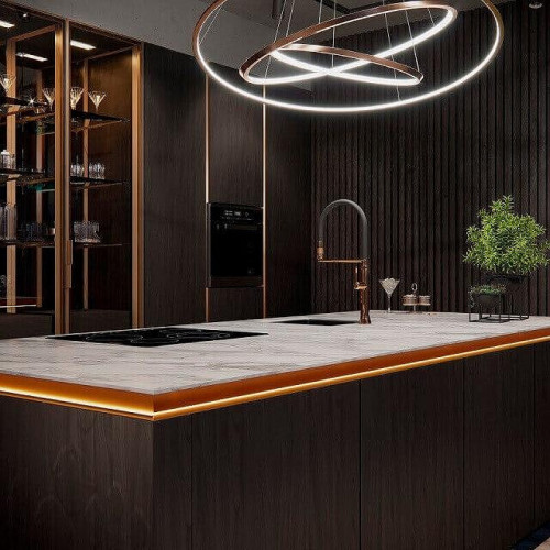 Смеситель для кухни Ramonsoler Kitchen Magnet 388801MACU Медь