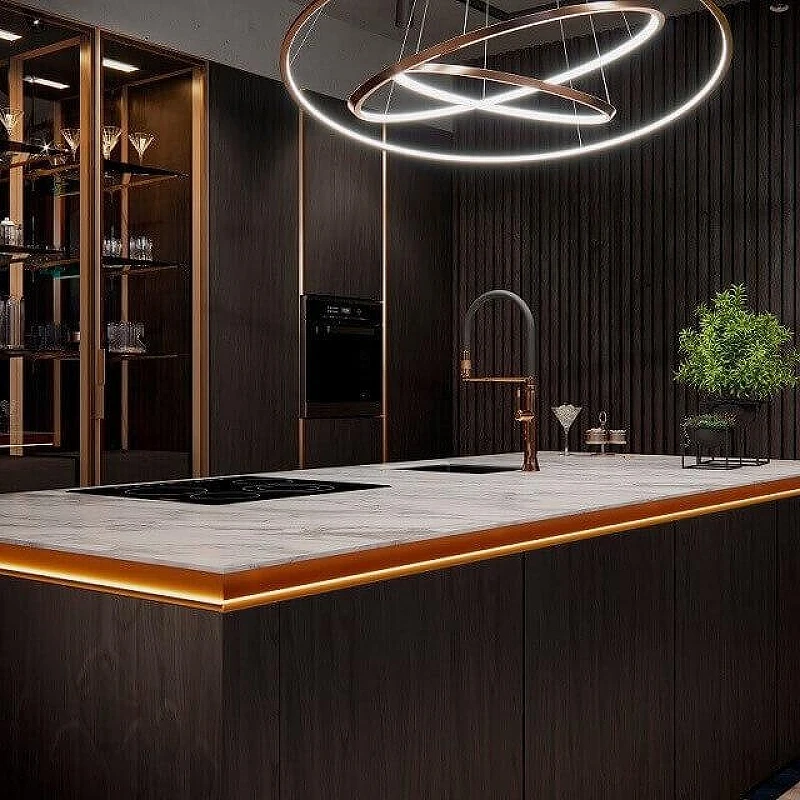 Смеситель для кухни Ramonsoler Kitchen Magnet 388801MACU Медь