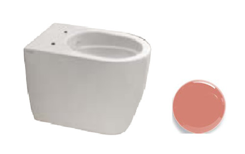 Унитаз приставной Scarabeo Glam 5205/TW40 цвет Peach без сиденья