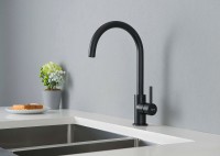 Смеситель для кухни Aquatek Европа AQ1382MB Черный матовый латунь