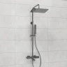 Душевая система WasserKRAFT A199.069.103.087.CH Thermo с термостатом Хром латунь на стену
