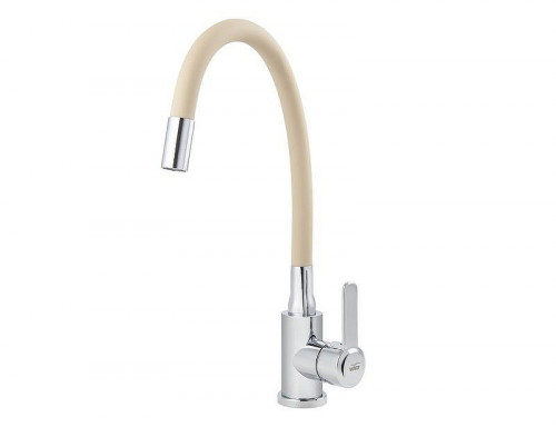 Смеситель для кухни Viko V-4437 цвет Хром Бежевый