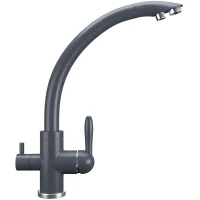 Смеситель для кухни Ulgran Classic U-017-343 Антрацит латунь