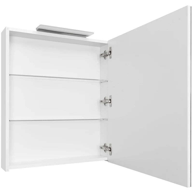 Зеркальный шкаф Roca Oleta 60 R A857646806 с подсветкой Белый глянец