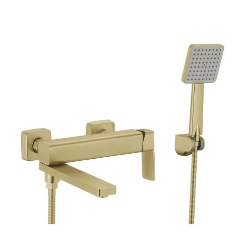 Смеситель для ванны Fmark FS8724-22C цвет Золото матовое