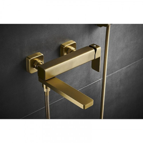 Смеситель для ванны Fmark FS8724-22C цвет Золото матовое