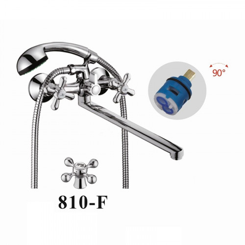 Смеситель для ванны D-Lin D146810-F универсальный цвет Хром