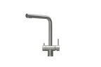 Смеситель для кухни Granula Kitchen Space 7011 цвет Сталь матовая