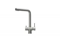 Смеситель для кухни Granula Kitchen Space 7011 цвет Сталь матовая