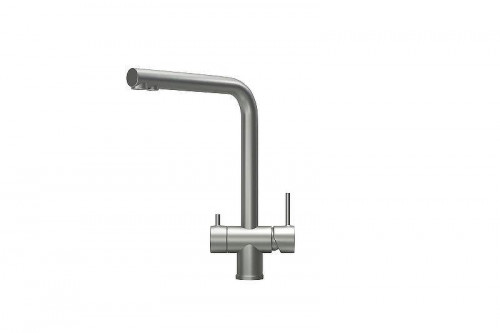 Смеситель для кухни Granula Kitchen Space 7011 цвет Сталь матовая