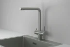 Смеситель для кухни Granula Kitchen Space 7011 цвет Сталь матовая