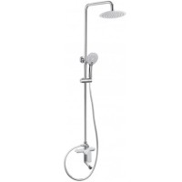 Душевая система Aquanet Arctic AF520-72-R-CW Хром Белый латунь на стену
