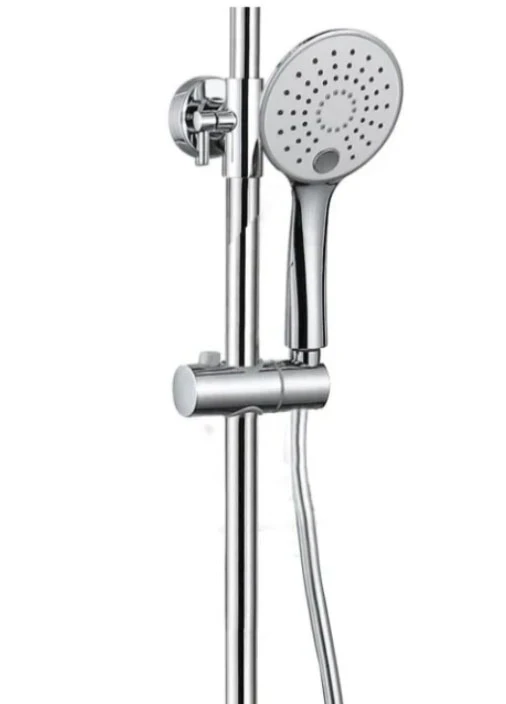 Душевая система Aquanet Arctic AF520-72-R-CW Хром Белый латунь на стену