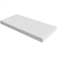 Столешница под раковину Boheme Armadi Art Flat 100 869-100-CLCT Белый мрамор искусственный камень (литьевой мрамор)