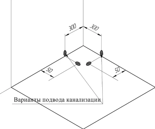 Акриловый поддон для душа Radomir Верчелли 121x84x19 R 1-11-0-2-0-012 Белый