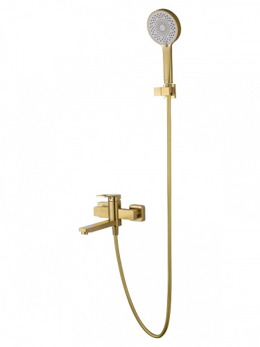 Смеситель для ванны Wonzon &amp; Woghand Frame WW-88639010-BG цвет Брашированное золото