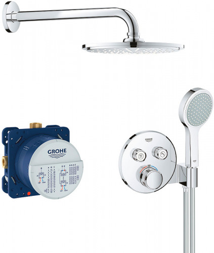 Смеситель для душа Grohe Grohtherm SmartControl 29120000 с термостатом Хром