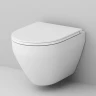 Унитаз AM.PM Spirit V2.0 C701700SC подвесной с сиденьем Микролифт фарфор подвесной