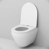 Унитаз AM.PM Spirit V2.0 C701700SC подвесной с сиденьем Микролифт фарфор подвесной