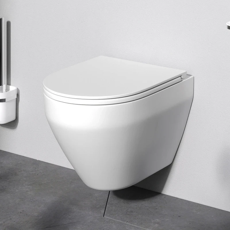 Унитаз AM.PM Spirit V2.0 C701700SC подвесной с сиденьем Микролифт фарфор подвесной