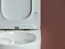 Комплект унитаза Ceramicanova Forma CN3009 с инсталляцией Berges Atom 410 040332 с сиденьем Микролифт и Черной матовой клавишей смыва фарфор подвесной