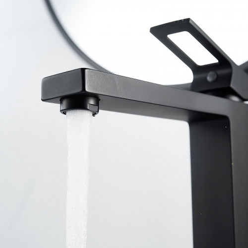 Смеситель для раковины Raffine F1196H цвет Черный