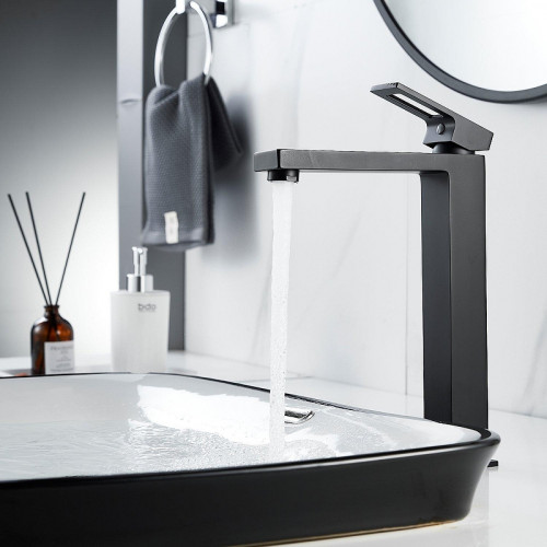 Смеситель для раковины Raffine F1196H цвет Черный