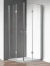 Душевой уголок Cezares Eco 80x80 ECO-O-AS-2-80-C-Cr профиль Хром стекло прозрачное
