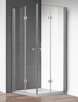 Душевой уголок Cezares Eco 80x80 ECO-O-AS-2-80-C-Cr профиль Хром стекло прозрачное