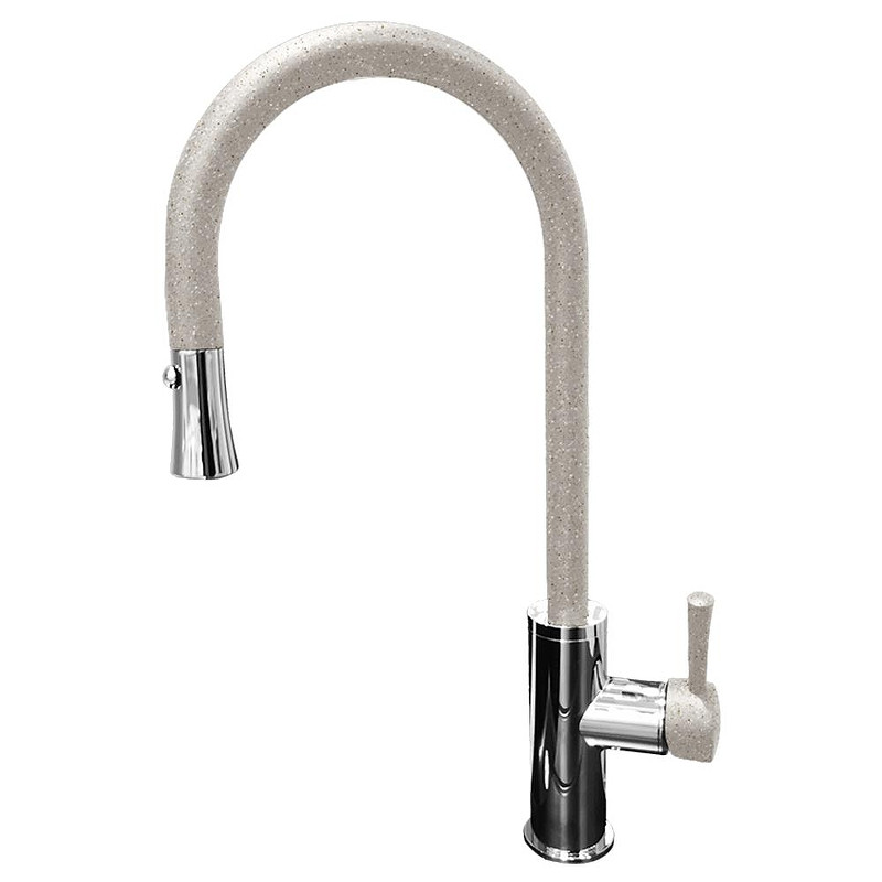 Смеситель для кухни GranFest 7652 цвет Серый