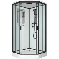 Душевая кабина Niagara Premium 90x90 NG-6901-01D Black без гидромассажа