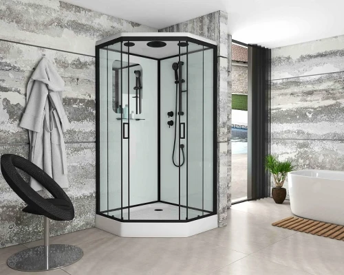 Душевая кабина Niagara Premium 90x90 NG-6901-01D Black без гидромассажа