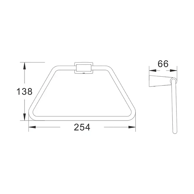 Кольцо для полотенец Shevanik SG57C SG5706C цвет Белый