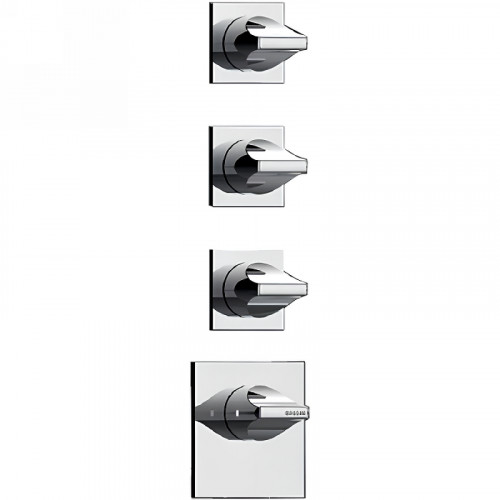 Смеситель для душа Bossini Apice Z035205.030 с термостатом Хром латунь встраиваемый